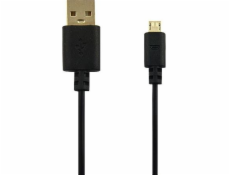 Vega USB-A - microUSB kabel 1,5 m černý (16881)