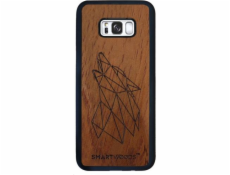 Dřevěné pouzdro SmartWoods Wolf pro Samsung Galaxy S8 Plus