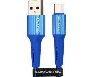 Somostel USB-A - USB-C USB kabel 1 m Modrý (25699)