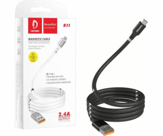 Denmen USB-A – USB-C kabel USB 1 m černý (29362)