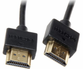 HDMI - HDMI kabel 0,5 m černý (HDMI-0,5/SLIM)