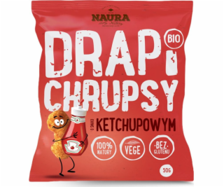 Naura Naura Drapi Crisps s příchutí kečupu - 50 g