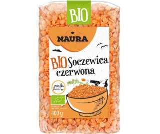 Naura BIO červená čočka 400g