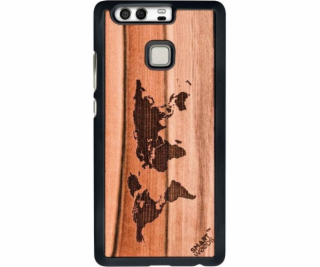 SmartWoods Case Wooden Map Case pro Huawei P9