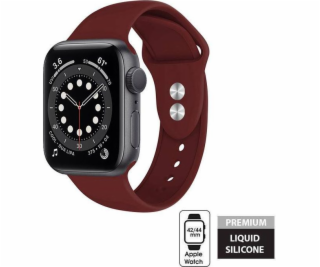 Kapalný řemínek Crong Crong pro Apple Watch 42/44 mm vínový