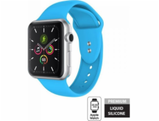 Crong Crong Liquid Band - Řemínek pro Apple Watch 38/40 mm (modrý)