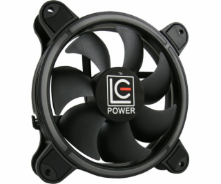 LC-Power 120 mm RGB ventilátor 2-balení + LED pásek + Hub...