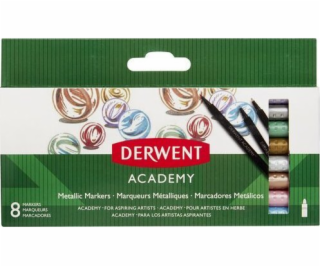 Derwent Academy metalické popisovače 8 ks