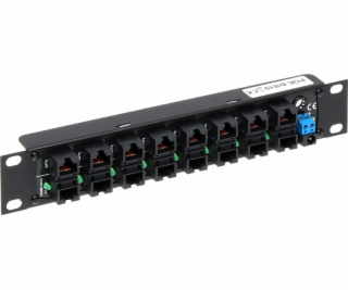 Delta Patch panel 10 8x RJ-45 / 8x RJ-45 (POE-8/R10)