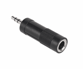 AV adaptér LechPol Jack 3,5 mm - Jack 6,3 mm černý (ZLA02...