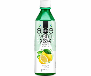 ReVito Aloe nápoj, citron a matcha, 500 ml