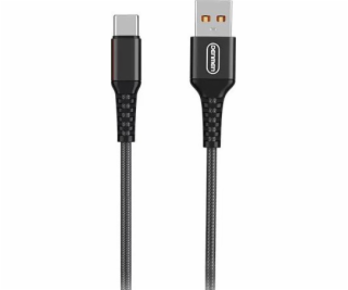 Denmen USB-A – USB-C kabel USB 1 m černý (29355)