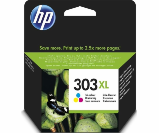 Inkoust HP Ink č. 303XL T6N03AE CMY 415 stran T6N03AE