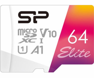 Karta Silicon Power Elite MicroSDXC 64 GB Class 10 UHS-I/...