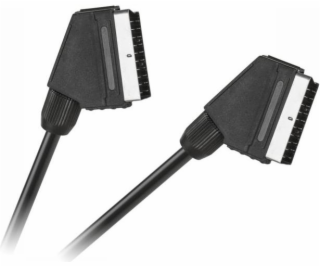 Scart-Scart kabel 3m černý (KPO2705-3)