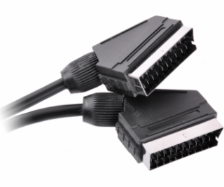 Scart-Scart kabel 1,2 m černý (KPO2705-1,2)