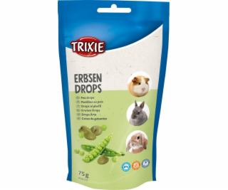 Trixie Drops pro hlodavce, příchuť hrášek, 75g