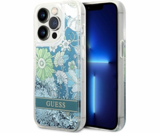 Pevné pouzdro Guess Guess Flower Liquid Glitter pro iPhon...