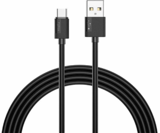 T-Phox USB-A - USB-C USB kabel 1,2 m Černý