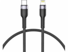 Tech-Protect USB-C – Lightning kabel 0,25 m černý (THP1597)