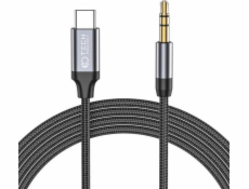 Tech-Protect USB-C USB kabel – Mini Jack 3,5 mm 1 m černý (THP1582)