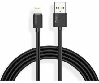 T-Phox USB-A - Lightning USB kabel 2 m Černý