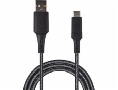 USB kabel 2GO 2GO USB Ladekabel Xtreme-schwarz-100cm pro USB Type C 3.1