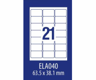 Avery Zweckform LABEL ZF ECONOMY 63,5X38,1MM 040 100ARK L...