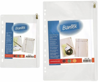 Bantex OP. 10 ks. Tričko A4 se zipem (5702230972533)