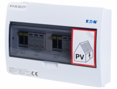 Solarmi DC23 osazený rozvaděč pro fotovoltaiku, 2x svodič, 2x odpojovač, pojistky, 1000V