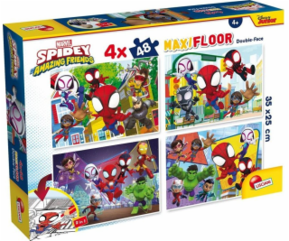 Lisciani LISCIANI MARVEL PUZZLE DF MAXI FLOOR 4 X 48 SPIDEY