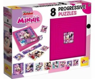 Lisciani LISCIANI PROGRESSIVE PUZZLE 8 MINNIE