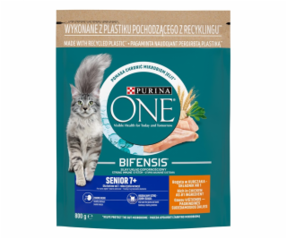 PURINA One Bifensis Senior 7+ - dry cat food - 800 g