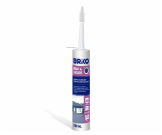 Hermetikas BRIKO ROOF / FACADE, 290 ml, skaidrus