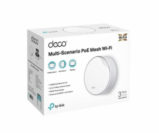 WiFi router TP-Link Deco X50-PoE(1-pack) WiFi 6, 1x 2,5GL...