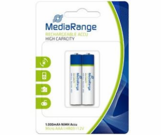 Baterie MediaRange AAA / R03 1000mAh 2 ks.