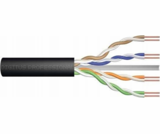 Assmann ICT kabel U/UTP Cat.6 PE externí černý černý FCA ...