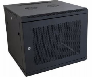 RACK závěsná skříňka 19 palců 9U 600x450 perforované dveř...