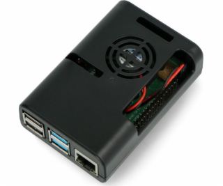 JustPi Case s ventilátorem Raspberry Pi 4B (DNG-16791)