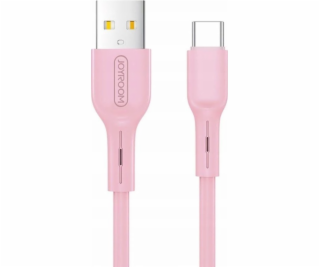 Joyroom USB kabel JOYROOM CABLE BAREVNÝ MICRO 1M RŮŽOVÝ, ...