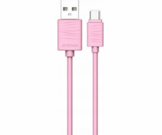 Joyroom USB kabel JOYROOM RYCHLÝ KABEL TYPU C 1M RŮŽOVÝ, ...