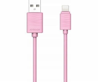 Joyroom USB kabel JOYROOM FAST LIGHTNING CABLE 1M RŮŽOVÝ,...