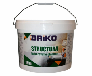 Zdobící tmel Briko Structura, bílý, 15 kg