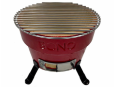 Kepsnine KAMADO BONO HIBACHI, 31 cm, raudona