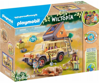  71293 Wiltopia S terénním vozidlem u lvů, stavebnice