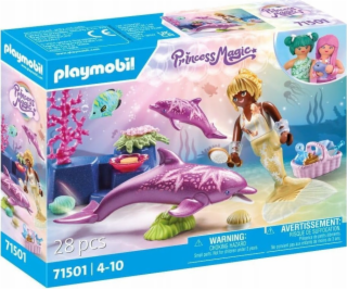 PLAYMOBIL 71501 Princezna Kouzelná mořská panna s delfíny...