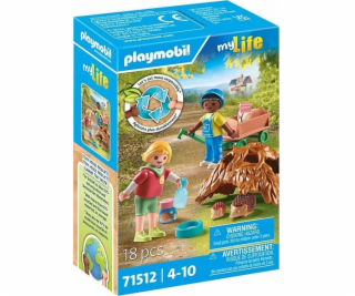 PLAYMOBIL 71512 City Life Péče o ježčí rodinku, stavebnice