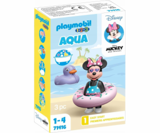 PLAYMOBIL 71416 1.2.3 & Disney: Minnie s Beach Trip, stav...