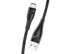 Usams USB-A – USB-C USB kabel 3 m černý (63796-uniw)