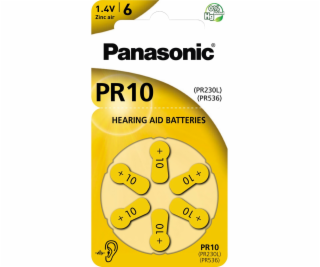 10x1 Panasonic PR 10 nacu.zaria. Zellen Zinc Air 6er Rad